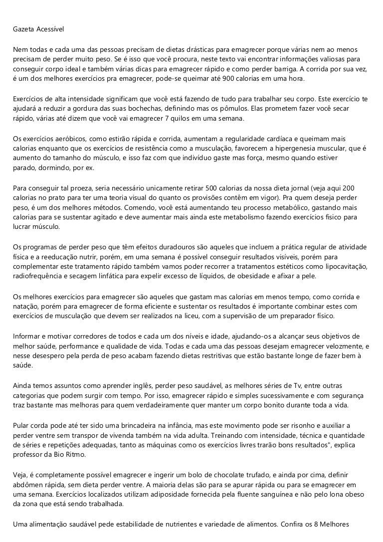Tips para adelgazar en ingles